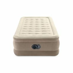 Intex 64425ED Ultra Plush Fiber Tech Airbed Mattress With Built In Pump, Twin -Intex Shop unnamed file 10