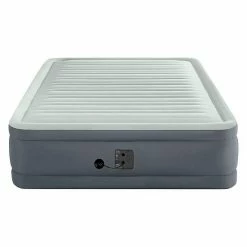 Intex PremAire I Fiber-Tech Elevated Airbed Mattress With Built-In Pump, Queen