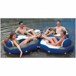 Intex River Run Connect Inflatable Water Raft (4 Pack) + 2 Person Cooler Tube -Intex Shop unnamed file 1022
