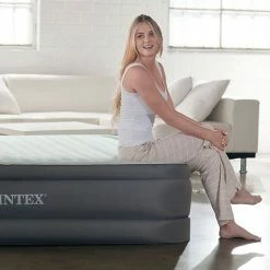 Intex PremAire I Fiber-Tech Elevated Airbed Mattress With Built-In Pump, Queen -Intex Shop unnamed file 103