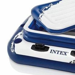 Intex River Run Inflatable Lounge Tube, 4 Pack & Inflatable Cooler Float, 2 Pack -Intex Shop unnamed file 1037