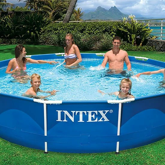 Intex 12x2.5 Ft Metal Frame Pool w/ Intex Swimming Pool Filter Pump System Intex 12x2.5 Ft Metal Frame Pool W/ Intex Swimming Pool Filter Pump System -Intex Shop unnamed file 1078
