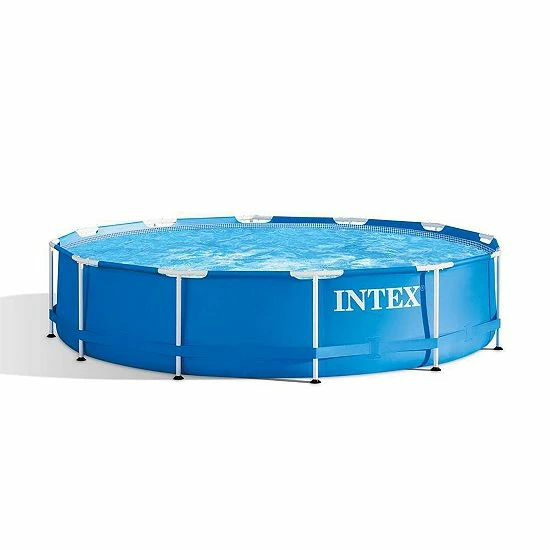 Intex 12' X 30" Outdoor Pool W/ Cartridge Filter Pump, Filter Cartridge & Cover - Image 2