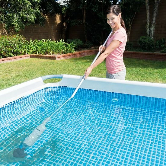Intex 28620EP Rechargeable Handheld Above Ground Swimming Pool Vacuum, Gray 4 Intex 28620EP Rechargeable Handheld Above Ground Swimming Pool Vacuum, Gray - Image 4