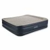 Intex Dura Beam Deluxe Raised Blow Up Mattress Air Bed With Built In Pump, King