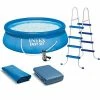 Intex 15ft X 48in Easy Swimming Pool Kit W/ 1000 GPH GFCI Filter Pump 26167EH