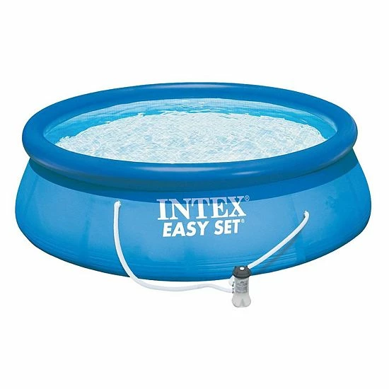 Intex 15ft X 48in Easy Swimming Pool Kit W/ 1000 GPH GFCI Filter Pump 26167EH - Image 2