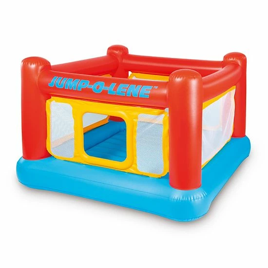 Intex Inflatable Jump-O-Lene Playhouse Trampoline Bounce House For Kids Ages 3-6 2 Intex Inflatable Jump-O-Lene Playhouse Trampoline Bounce House For Kids Ages 3-6 - Image 2