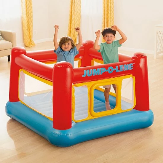Intex Inflatable Jump-O-Lene Playhouse Trampoline Bounce House For Kids Ages 3-6 3 Intex Inflatable Jump-O-Lene Playhouse Trampoline Bounce House For Kids Ages 3-6 - Image 3