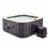 Intex 28449EP PureSpa Plus Greystone Inflatable Square Hot Tub Spa, 83 X 28"