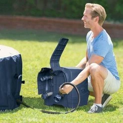 Intex 28449EP PureSpa Plus Greystone Inflatable Square Hot Tub Spa, 83 X 28" -Intex Shop unnamed file 1379