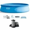 Intex 18’ X 48” Above Ground Swimming Pool And 2500 GPH Cartridge Filter Pump