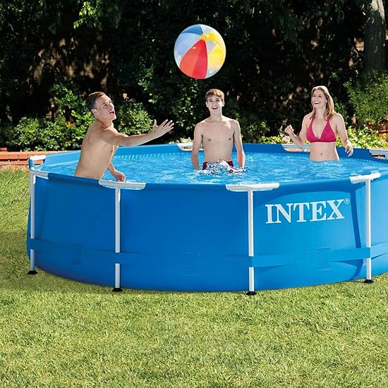 Intex 10 X 2.5 Foot Pool + Pool Cover + Filter Cartridge (2 Pack) + Filter Pump - Image 3