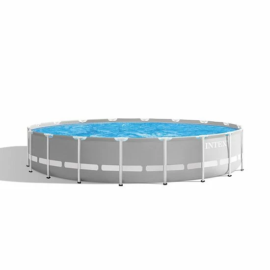 Intex Prism Frame Above Ground 18' X 48" Pool Set W/ 6 Replacement Filters 2 Intex Prism Frame Above Ground 18' X 48" Pool Set W/ 6 Replacement Filters - Image 2