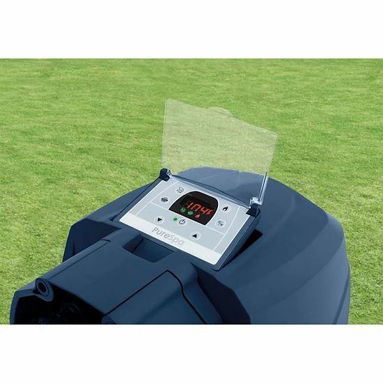 Intex PureSpa 4 Person Inflatable Portable Heated Jet Hot Tub & Cover Package - Image 5