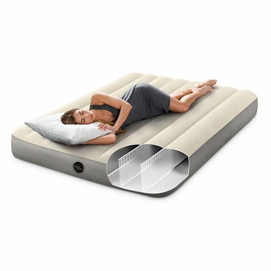 Intex 64102E Dura-Beam Standard Series Single Height Inflatable Airbed, Full - Image 4