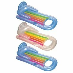 Intex King Kool Lounge Inflatable Swimming Pool Lounger With Headrest (3 Pack)