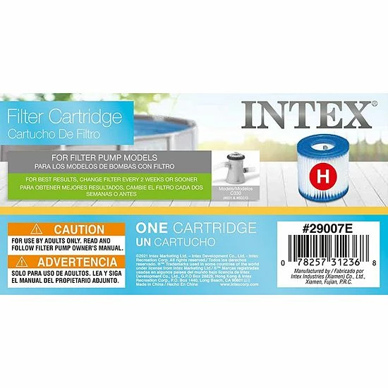 Intex 29007E Type H Easy Set Filter Cartridge Replacement for Swimming Pools Intex 29007E Type H Easy Set Filter Cartridge Replacement For Swimming Pools -Intex Shop unnamed file 185