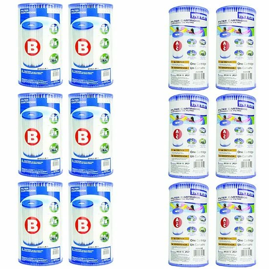 Intex Pool Type B Filter (6 Pack) & Type A Filter Pump Cartridge (6 Pack) Intex Pool Type B Filter (6 Pack) & Type A Filter Pump Cartridge (6 Pack) -Intex Shop unnamed file 202