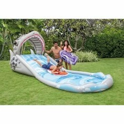 Intex Surf 'N Slide Inflatable Kids Backyard Water Slide & 120V Electric Pump -Intex Shop unnamed file 267