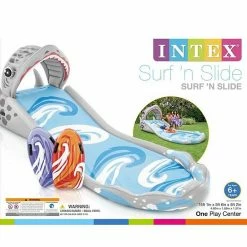 Intex Surf 'N Slide Inflatable Kids Backyard Water Slide & 120V Electric Pump -Intex Shop unnamed file 268