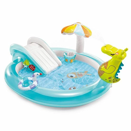 Intex 57165EP Gator Outdoor Inflatable Kiddie Pool Water Play Center with Slide Intex 57165EP Gator Outdoor Inflatable Kiddie Pool Water Play Center With Slide -Intex Shop unnamed file 297