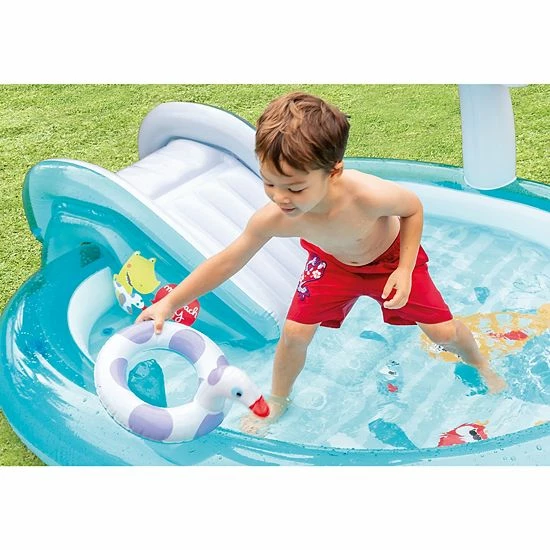 Intex 57165EP Gator Outdoor Inflatable Kiddie Pool Water Play Center with Slide Intex 57165EP Gator Outdoor Inflatable Kiddie Pool Water Play Center With Slide -Intex Shop unnamed file 298
