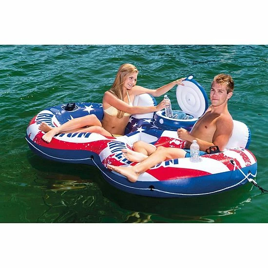 Intex 56855VM Inflatable American Flag 2 Person Pool Tube Float with Cooler Intex 56855VM Inflatable American Flag 2 Person Pool Tube Float With Cooler -Intex Shop unnamed file 337