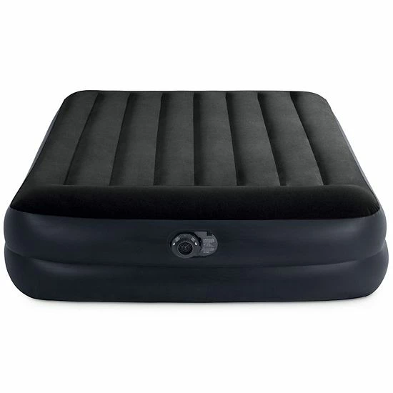 Intex 64123ED Dura Beam Plus Pillow Raised Air Mattress W/ Built In Pump, Queen - Image 2