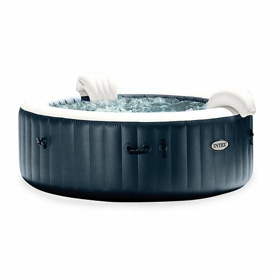 Intex PureSpa Plus Inflatable Bubble Jet Hot Tub & Slip Resistant Seat (2 Pack) - Image 2