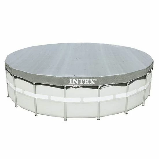 Intex UV Resistant Debris Cover For 18' Intex Ultra Frame Swimming Pools, Gray - Image 2