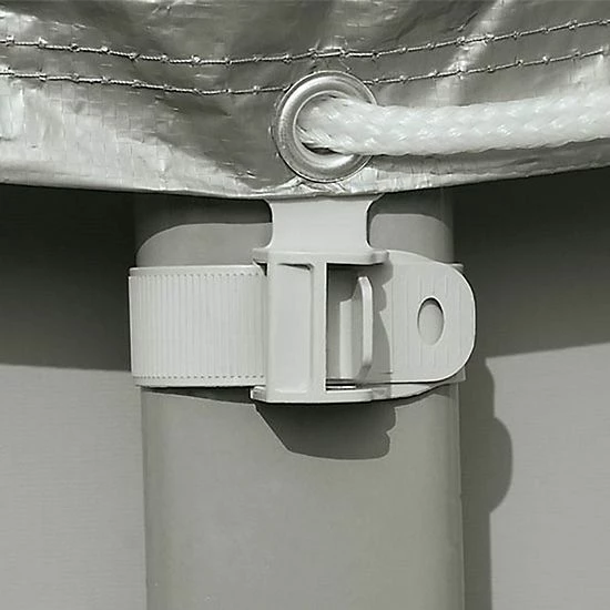 Intex UV Resistant Debris Cover For 18' Intex Ultra Frame Swimming Pools, Gray - Image 4