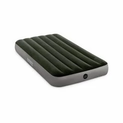 Intex 64763E Standard Dura Beam Downy Air Mattress Bed W/ Built In Pump, Queen