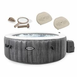 Intex PureSpa Plus Inflatable Hot Tub Jet Spa With Maintenance Kit And 2 Seats