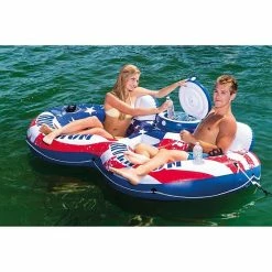 Intex American Flag 2 Person Pool Tube Float With Cooler Bundled With Air Pump -Intex Shop unnamed file 697