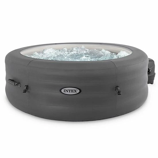Intex SimpleSpa 4 Person Inflatable Portable Hot Tub W/ Energy Efficient Cover - Image 2