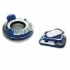 Intex Inflatable Mega Chill II 72 Can Cooler Float And Inflatable Lounge Tube