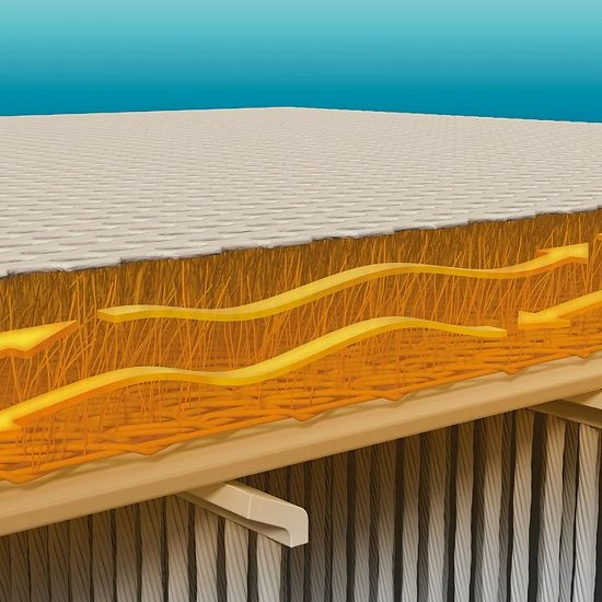 Intex 64477ED Queen Size Thermalux Airbed With Fiber-Tech Technology, Gold - Image 3