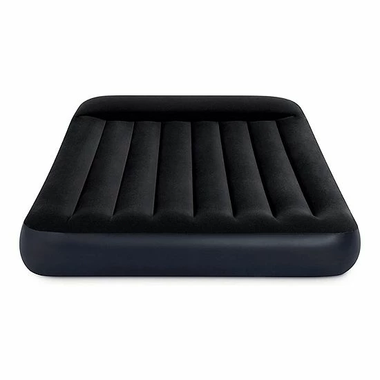 Intex Dura Beam Pillow Rest Standard Classic Air Bed Inflatable Mattress, Full - Image 2