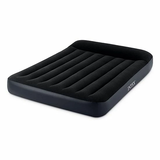 Intex Dura Beam Pillow Rest Standard Classic Air Bed Inflatable Mattress, Full - Image 3