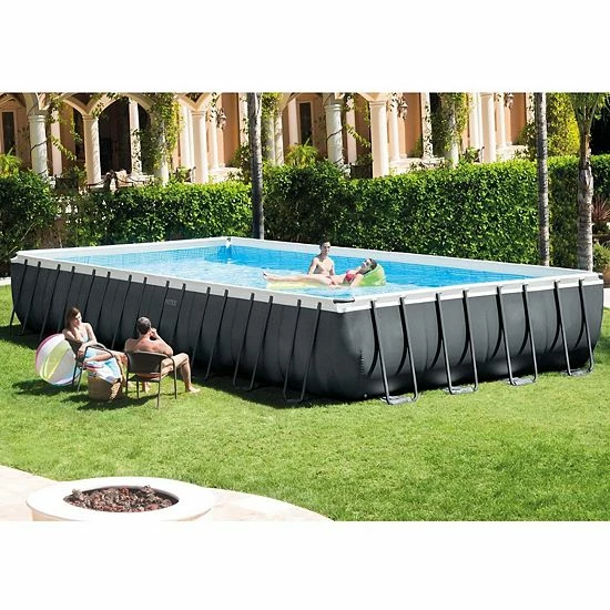 Intex 32ft X 16ft X 52in Ultra XTR Rectangular Pool Set With Maintenance Kit 4 Intex 32ft X 16ft X 52in Ultra XTR Rectangular Pool Set With Maintenance Kit - Image 4
