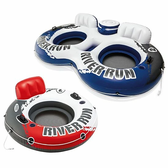 Intex River Run Inflatable Floating Tube & River Run II 2 Person Float w/ Cooler Intex River Run Inflatable Floating Tube & River Run II 2 Person Float W/ Cooler -Intex Shop unnamed file 844