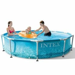 Intex 28206EH 10' X 30" Above Ground Frame Beachside Swimming Pool With Canopy -Intex Shop unnamed file 862