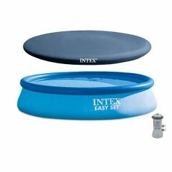 Intex 13' X 32" Easy Set Above Ground Swimming Pool Kit & Filter Pump & Cover