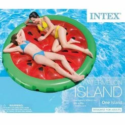 Intex Giant Inflatable 72In Watermelon Float & Inflatable Rockin' Lounge Float -Intex Shop unnamed file 972
