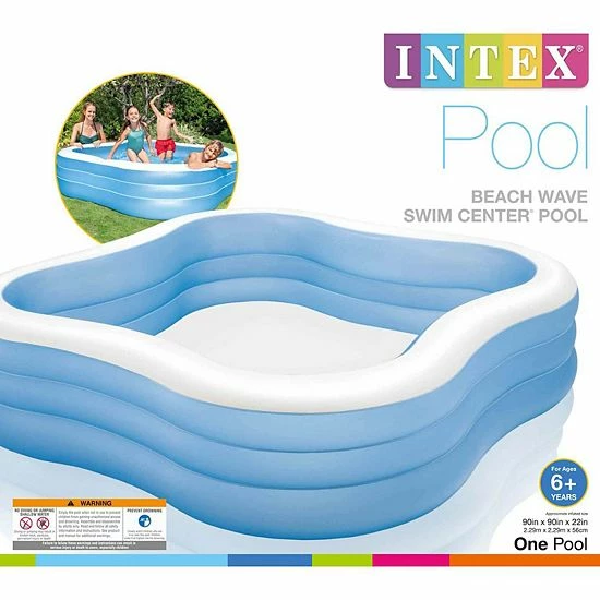 Intex 7.5ft x 7.5ft x 22in Swim Center Inflatable Above Ground Pool (2 Pack) Intex 7.5ft X 7.5ft X 22in Swim Center Inflatable Above Ground Pool (2 Pack) -Intex Shop unnamed file 977