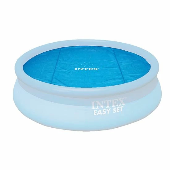 Intex 15 Foot Round Debris Cover And Vinyl Solar Cover For Above Ground Pools - Image 3